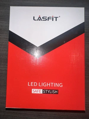 Lasfit 9007 HB5 LED Headlight Bulb Kit.  High Low Beam 6000K White Super Bright - Image 1 of 3