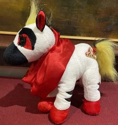 Ganz Webkinz Rocker Zebra Horse Plush I Love Heart Dance Toy 9” No Code EUC - Image 1 of 4