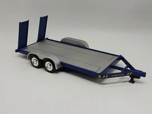 Sunnyside 1:24 Scale Double Axle Blue Car / Truck Trailer - Picture 1 of 11