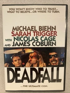 Deadfall (DVD, 1993) Full Frame Nicholas Cage James Coburn Peter Fonda - Picture 1 of 3