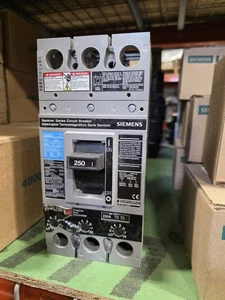 Siemens Sentron FXD63B250 circuit breaker FD frame 3p 250amp 600v 1yr Warranty! - Picture 1 of 2