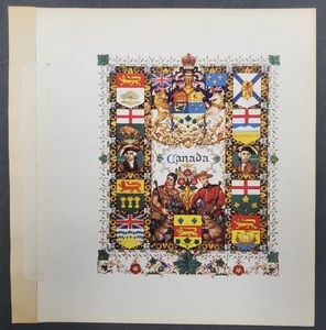 Arthur Szyk Stamp Album Front Piece Pages 10x11.5 Canada - Picture 1 of 4