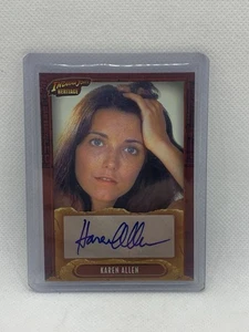 2008 Topps Indiana Jones Heritage KAREN ALLEN AS MARION RAVENWOOD AUTOGRAPH - Picture 1 of 3