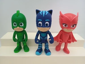 PJ Masks 6" Actionfiguren Catboy Owlette Gekko Greg sprechend getestet und funktioniert - Bild 1 von 2