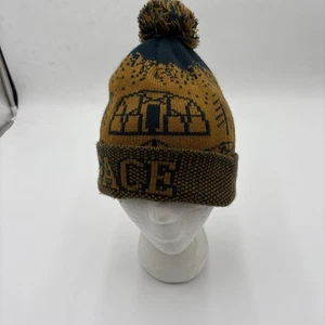 Gorro The North Face tejido Pomper - DORADO + verde azulado oscuro - Imagen 1 de 4