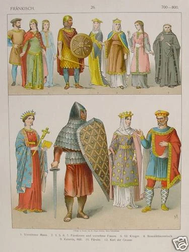 Karl der Große Franken Germanen Harnisch Schild Krone Benediktiner Mönch Byzanz - Bild 1 von 1