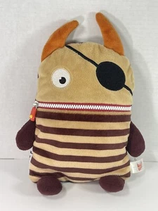 Gerd Hahn's Worry Eaters Flint Pirate 9” Peluche Cremallera Boca Bolsa Juguete - Imagen 1 de 12