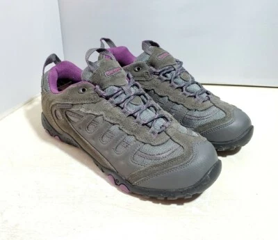 Hi-Tec Penrith Bajo Púrpura Impermeable Senderismo Trekking Botas Zapatos, Para Mujer Talla 8 Foto 1 de 4