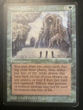 1x MTG Sylvan Library - Legends - MP - English - Magic The Gathering