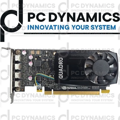 GPU Nvidia QUADRO P1000 4GB Low Profile - Immagine 1 di 4