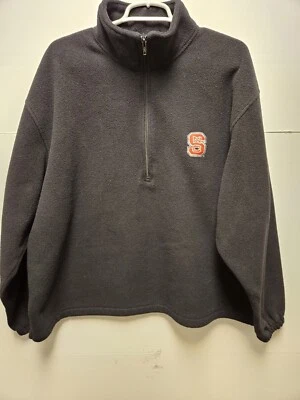 NC State Wolfpack Fleece Men's XL Black  1/4 Zip - Image 1 of 4