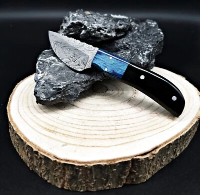 MARKENLOS Damastmesser Damaststahl Jagdmesser Damast Jagd Skinner Bowie Messer 304393