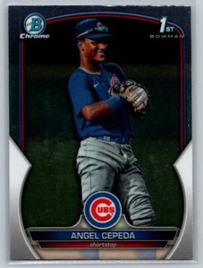 2023 Bowman Chrome 1st Bowman #BCP-205 Angel Cepeda