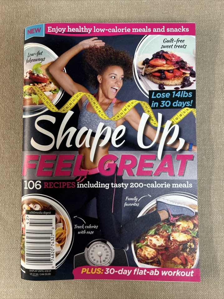 SHAPE UP, FEEL GREAT! 2024 DIGEST MAGAZINE  ~ 106 RECIPES - Image 1 of 1