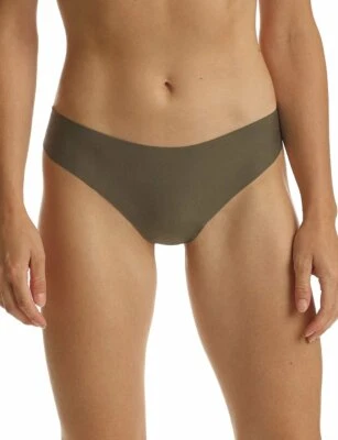 CLEARANCE - Commando Butter Mid-Rise Thong in Basil - S, M, L, XL - Image 1 of 2