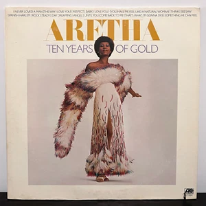 ARETHA FRANKLIN - Ten Years Of Gold (1976) - 12" Vinyl Record LP - EX - Picture 1 of 3