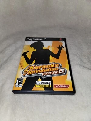 Karaoke Revolution Volume 3 (Sony PlayStation 2 PS2, 2004) With Manual  - Image 1 of 4