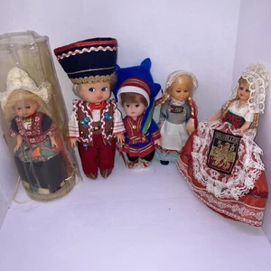 Five (5) Vintage international Gura Dolls Mix Lot - Picture 1 of 5