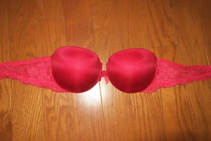 36B 🌹Victoria's Secret 🌹 BRA ANGELS STRAPLESS MULTIWAY 🌹PADS PADDED LACE WING - Picture 1 of 9