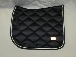 Schabracke F/S 21 Covalliero Sattelunterlage Dressur Warmblut L9 dunkelblau/weiß - Bild 1 von 4