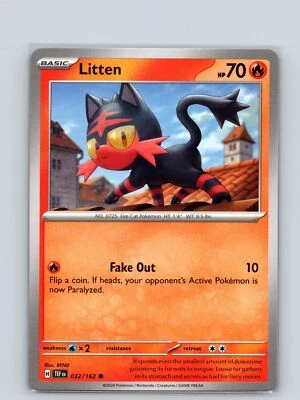 SV05: Temporal Forces #032/162 Litten - Image 1 of 2
