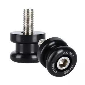 Oxford Motorcycle Motorbike Bobbins M6 1.0 Paddock Stand Frame Bobbin Black - Picture 1 of 4