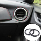 Matte Black Side Air Vent Outlet Ring Trim For Toyot-A 86/Subaru Brz Zc6 2012-20