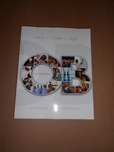 Textbook OB Organizational Behaviour Fourth Canadian Edition 2013 Kinicki Fugate - Picture 1 of 2