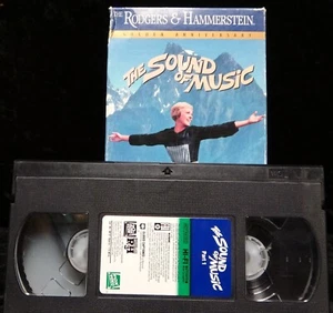 VHS 📼 THE SOUND OF MUSIC 1965 Julie Andrews 2-Tape Golden Anniversary Edition - Picture 1 of 3