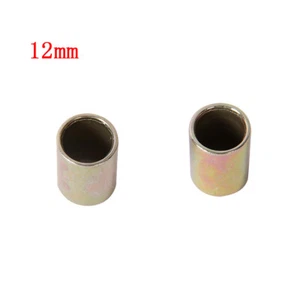 2pcs 12mm 0.83" Motorcycle Shock Absorber Eyelet Bushing Reducer Sleeves Metal - Foto 1 di 7