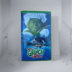 Dr. Seuss How The Grinch Stole Christmas (2000) (VHS, 2000) Clamshell Case - Picture 1 of 7