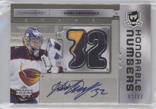 2006-07 Upper Deck The Cup Honorable Numbers /32 Kari Lehtonen #HN-KL Auto