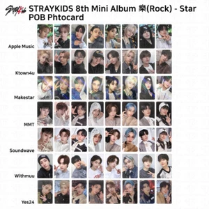 Stray Kids SKZ 8th Mini Album 樂 Rock Star rockstar POB Photocard AM WM BDM MK - Picture 1 of 136