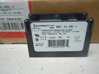 BURNDY CAT No. BDC-14-2/0-1 Power Distribution Block - Image 1 of 4