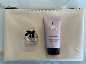 YSL Mon Paris Zipped Bag with 50ml/1.7oz Lotion & 7.5ml .25oz Mini Fragrance