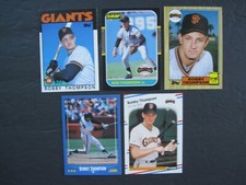 ROBBY THOMPSON ROOKIE CARDS Topps #113T #658 Fleer #98 Score #146 Leaf 1986-88 
