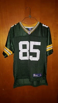 Greg Jennings #85 Green Bay Packers Authentic Reebok Green youth (14-16) Large. - Image 1 of 4