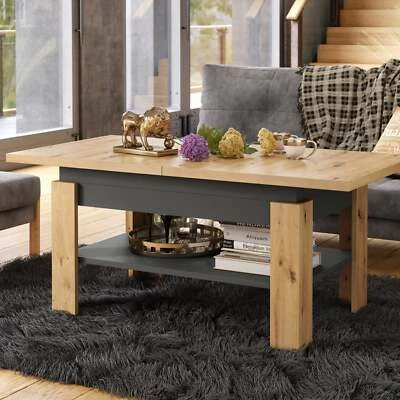 HEZE FURNITURE Rio 2 in 1 Extending Coffee / Dining Table