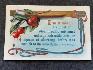 True Friendship...Vintage Postcard - Picture 1 of 2