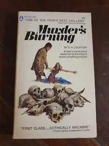 Murder’s Burning by S.H. COURTIER 1967 Robert McGinnis Cover Art HORROR Murder - Picture 1 of 9