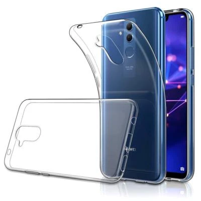 COVER CUSTODIA per HUAWEI MATE 20 LITE TRASPARENTE SOTTILE TPU ULTRA SLIM - Immagine 1 di 4