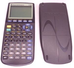 Texas Instruments TI-83 Graphing Calculator w/ Slip Cover VGC Tested Works - Imagen 1 de 10