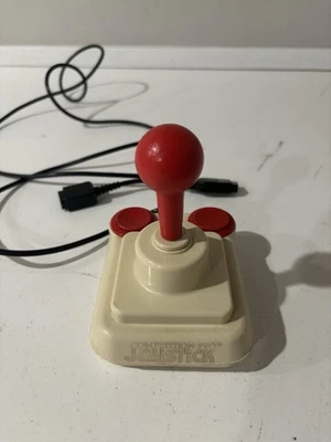 Vintage 1980s [Tested] Competition-Pro Joystick, Atari 2600, White/Red Buttons - Image 1 of 4