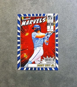 2025 Panini Donruss Baseball - Diamond Marvels #9 Bobby Witt Jr. - Picture 1 of 2