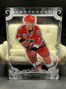 PAUL COFFEY 2024-25 Upper Deck Artifacts PLEXI-GLASS Plate sp #163 Hurricanes - Picture 1 of 3