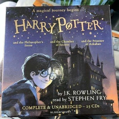 Harry Potter and the Philosopher's Stone Audio CD 2016 Read By Stephen Fry - Image 1 of 4
