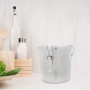 Secchio Sigillato Secchio Ermetico Acciaio Inox Contenitore Olio Grasso - Foto 1 di 12