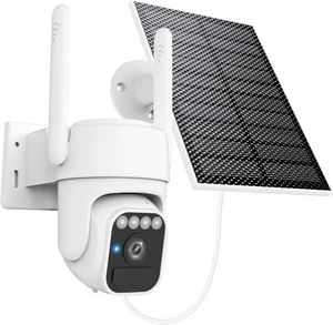 Outdoor Camera Wireless W 360° View Solar Security Cameras Wireless NEW SEALED - Picture 1 of 4