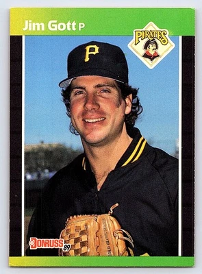 1989 Donruss #362 Jim Gott Pittsburgh Pirates - Image 1 of 2