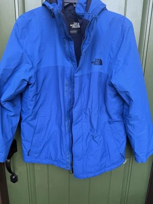 The North Face Hyvent Jacket Men L Blue Hooded Waterproof - Image 1 of 4